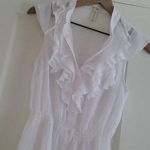 White Sheer Blouse